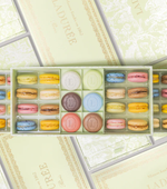 Ladurée Iconic Podium Box - 32 Macarons and 18 Eugénies