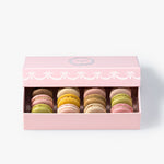 Macaron Gift Box of 12 - Pink Intemporel Box